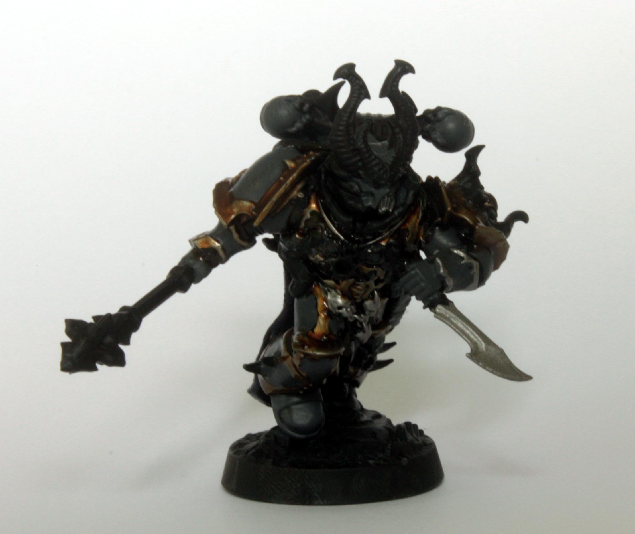 Aspiring Champion, Black Mace, Chaos, Chaos Lord, Chaos Space Marines